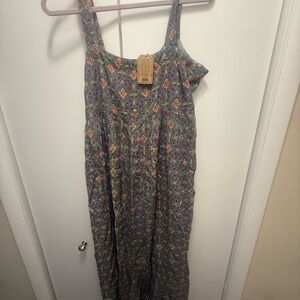 NATURAL LIFE Blue Floral Dress